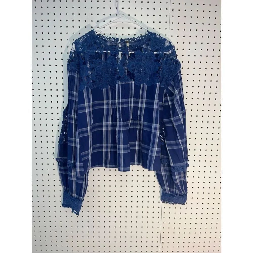 Free People Darling Diana cotton blouse